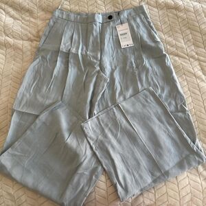 Zara Light Blue Wide Leg Trousers